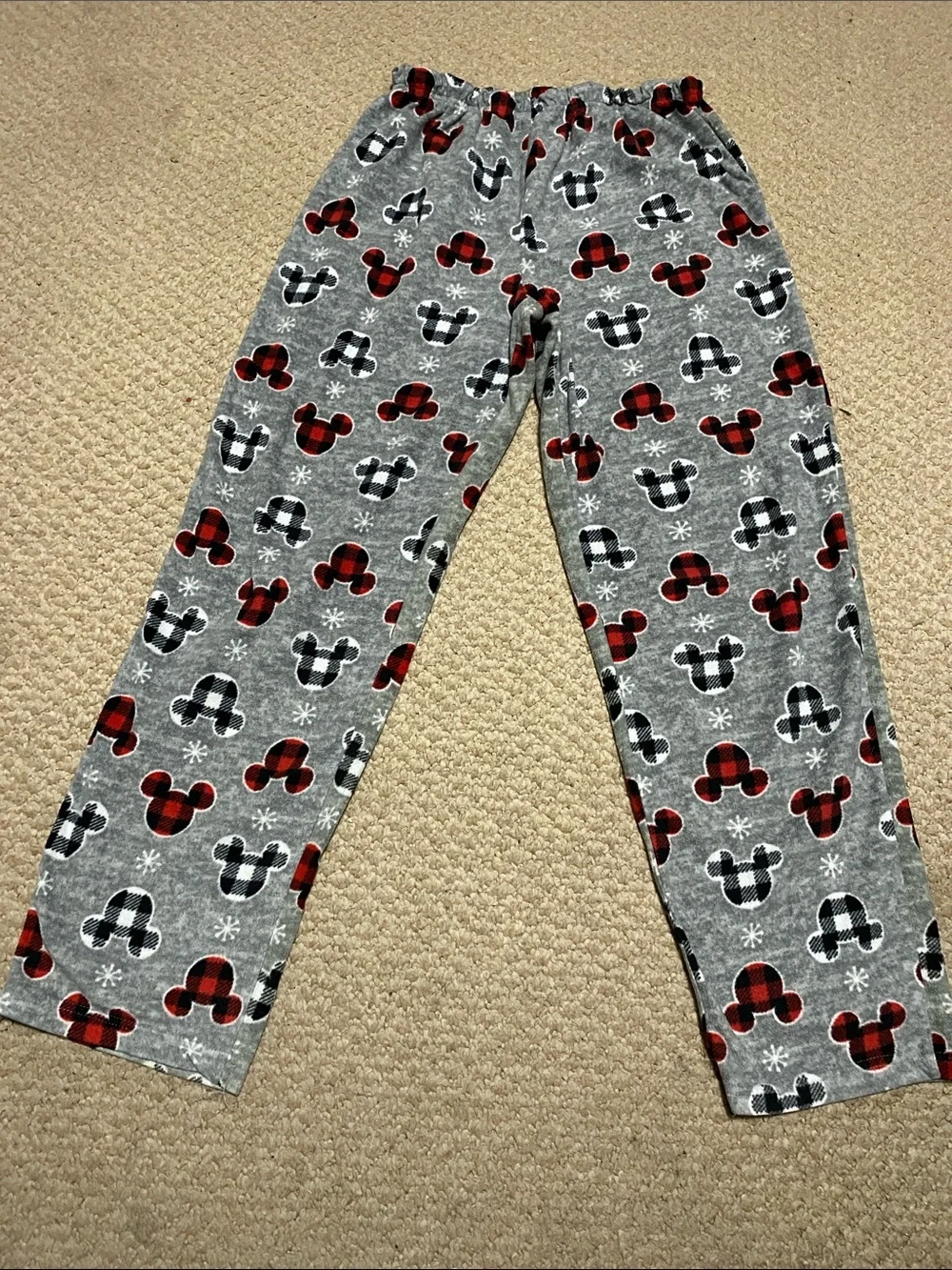 Disney Plaid Mickey Mouse women’s lounge pants pajama bottoms size large